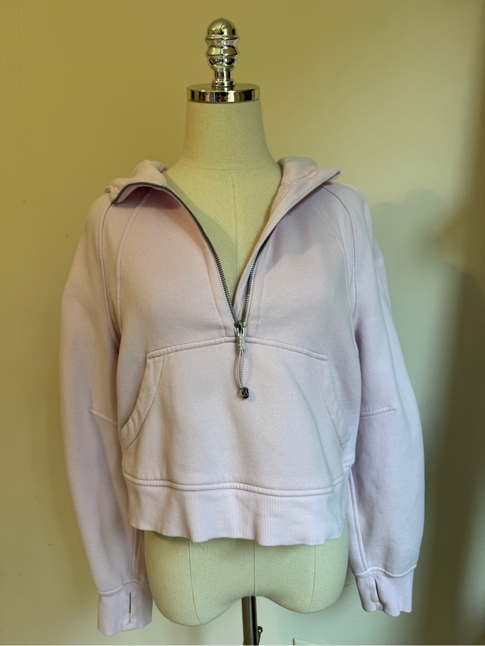 Lululemon Scuba Oversized Half-Zip Hoodie - Size XS/S - Pink